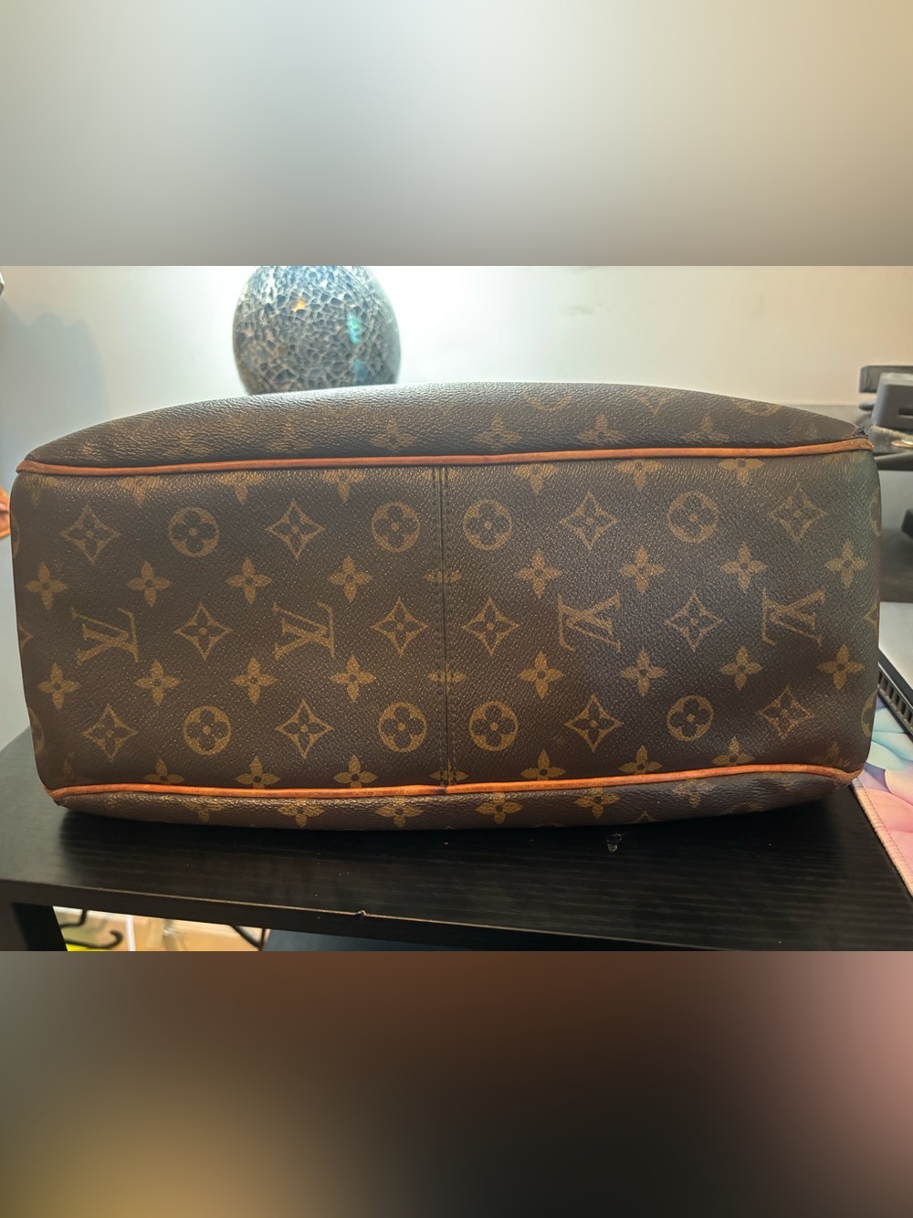 Authentic Louis Vuitton Monogram Delightful MM Shoulder Bag Canvas As-Is - Picture 4 of 16
